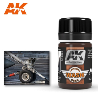 AK AIR Weathering AK2029 WASH FOR LANDING GEAR (35ml)
