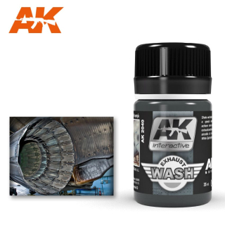 AK AIR Weathering AK2040 WASH FOR EXHAUST (35ml)