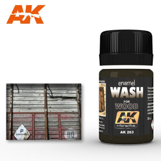 AK Weathering AK263 WASH FOR WOOD (35ml)