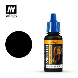 Vallejo Mecha Color 69518 Black Wash (17ml) 