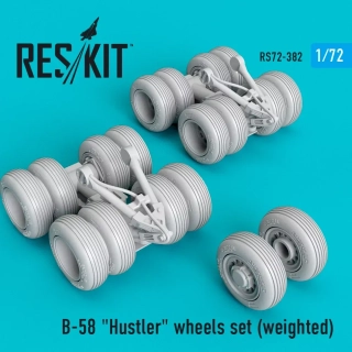 1/72 B-58 'Hustler' wheels set (weighted)