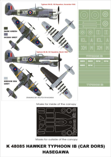 1/48 Typhoon Mk.Ib "CAR DOOR" HASEGAWA