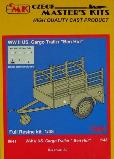 1/48 U.S. Cargo Trailer 'Ben Hur' WWII (resin kit)