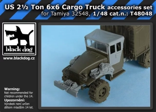 1/48 US 2 1/2 ton 6x6 Cargo Truck accessories set***