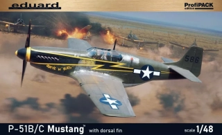 1/48 P-51B/ C Mustang se záďovým stabilizátorem