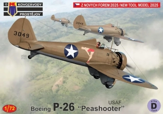 1/72 P-26 Peashooter USAF (3x camo)