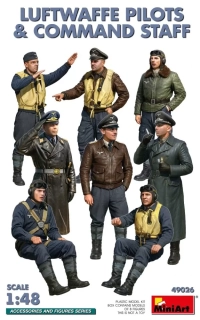 1/48 Luftwaffe Pilots and Command Staff (8 fig.)