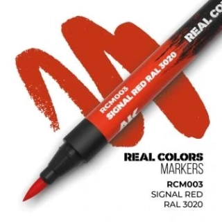 AK REAL COLORS MARKER RCM003 SIGNAL RED RAL 3020