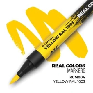 AK REAL COLORS MARKER RCM004 YELLOW RAL1003