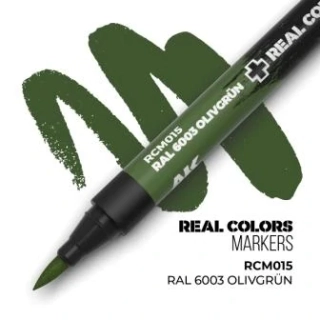 AK REAL COLORS MARKER RCM015 RAL 6003 OLIVGRÜN