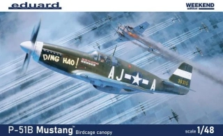1/48 P-51B/ C Mustang s překrytem kokpitu Birdcage (Weekend Ed.)