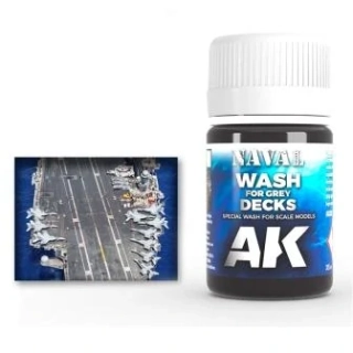 AK SHIPS Weathering AK301 DARK WASH FOR WOOD DECKS (35ml)