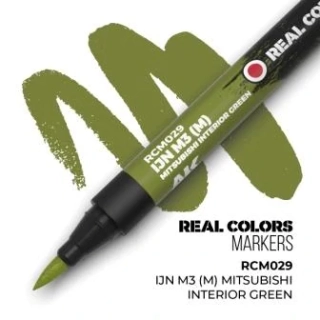 AK REAL COLORS MARKER RCM029 IJN M3 (M) MITSUBISHI INTERIOR GREEN