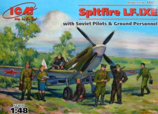 1/48 Spitfire LF. IXE + Soviet Pilots&Ground Personnel***