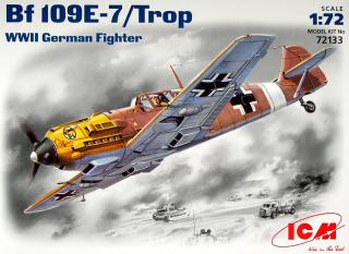 1/72 Bf- 109E-7/Trop German Fighter WW II